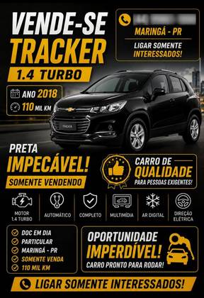 CHEVROLET TRACKER 1.4 16V TURBO FLEX LT AUTOMÁTICO